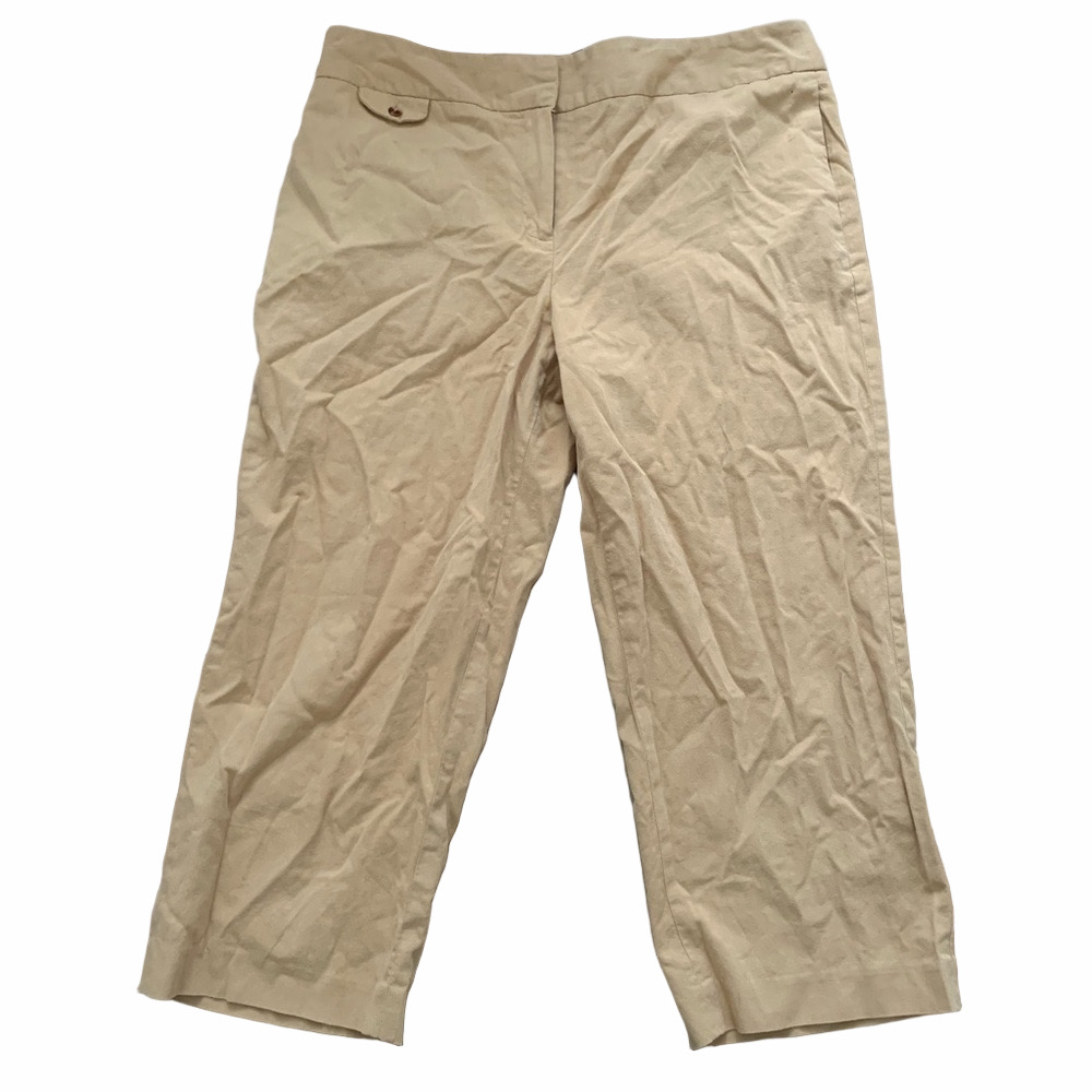 Evan Picone Beige Cropped Pants Size 12